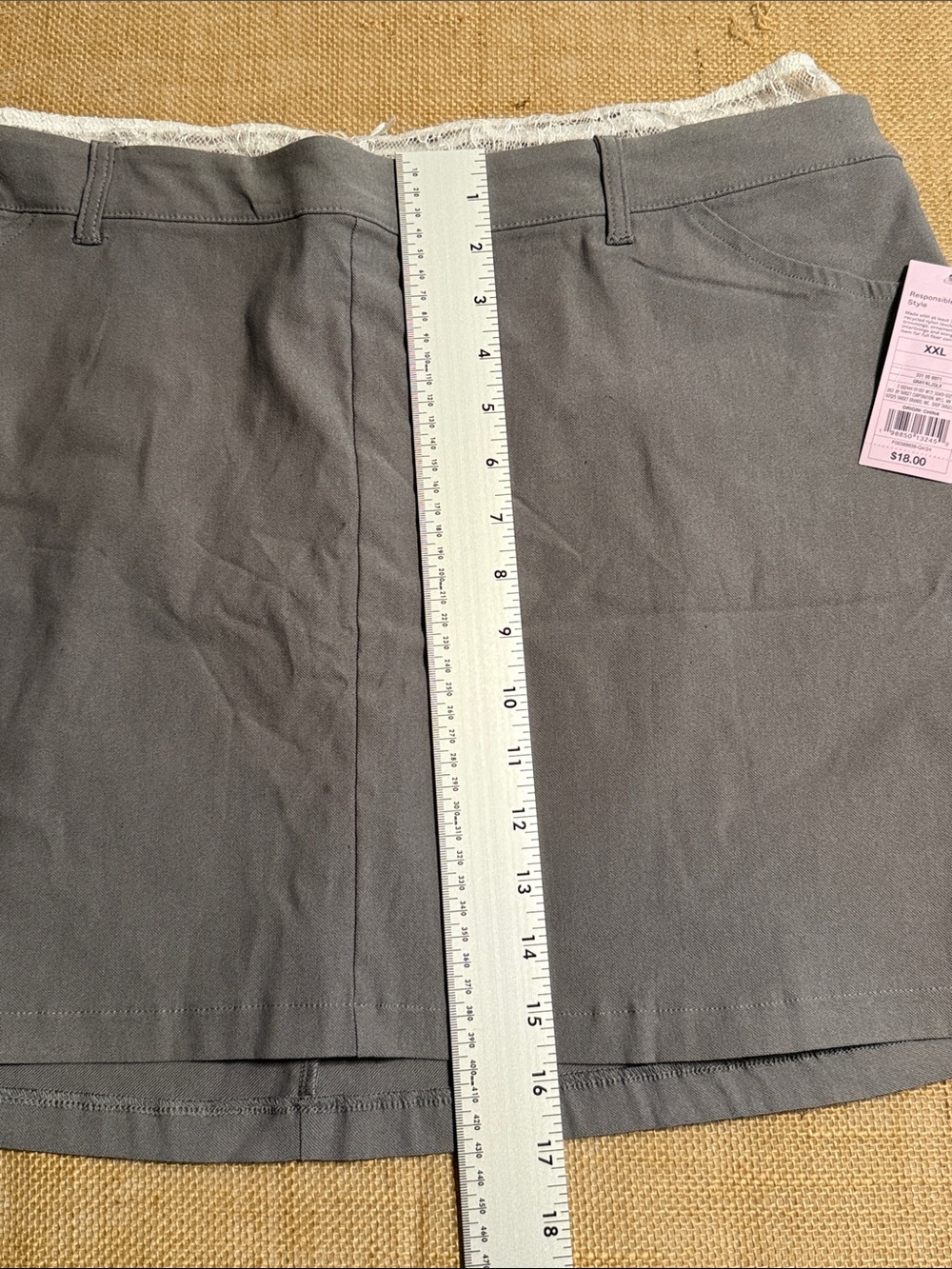 wild fable Gray Mini Skirt - Picture 4 of 5
